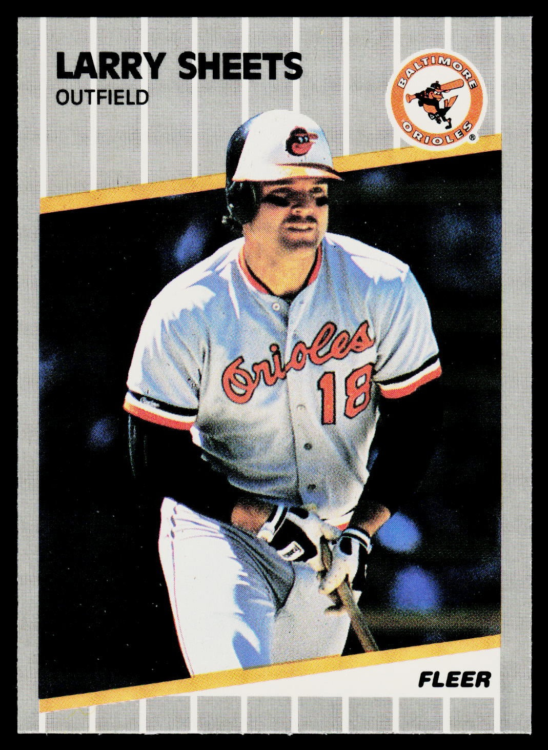 1989 Fleer #620 Larry Sheets