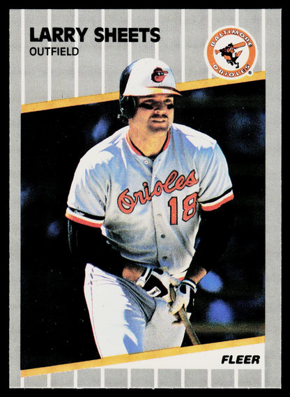 1989 Fleer #620 Larry Sheets