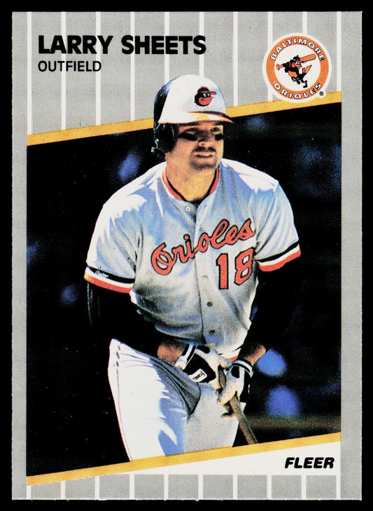 1989 Fleer #620 Larry Sheets