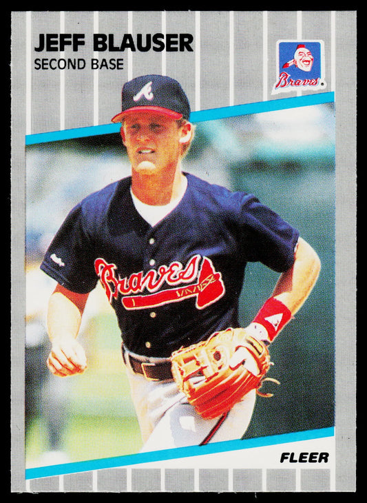 1989 Fleer #588 Jeff Blauser