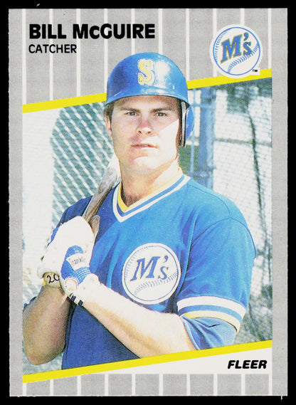 1989 Fleer #553 Bill McGuire