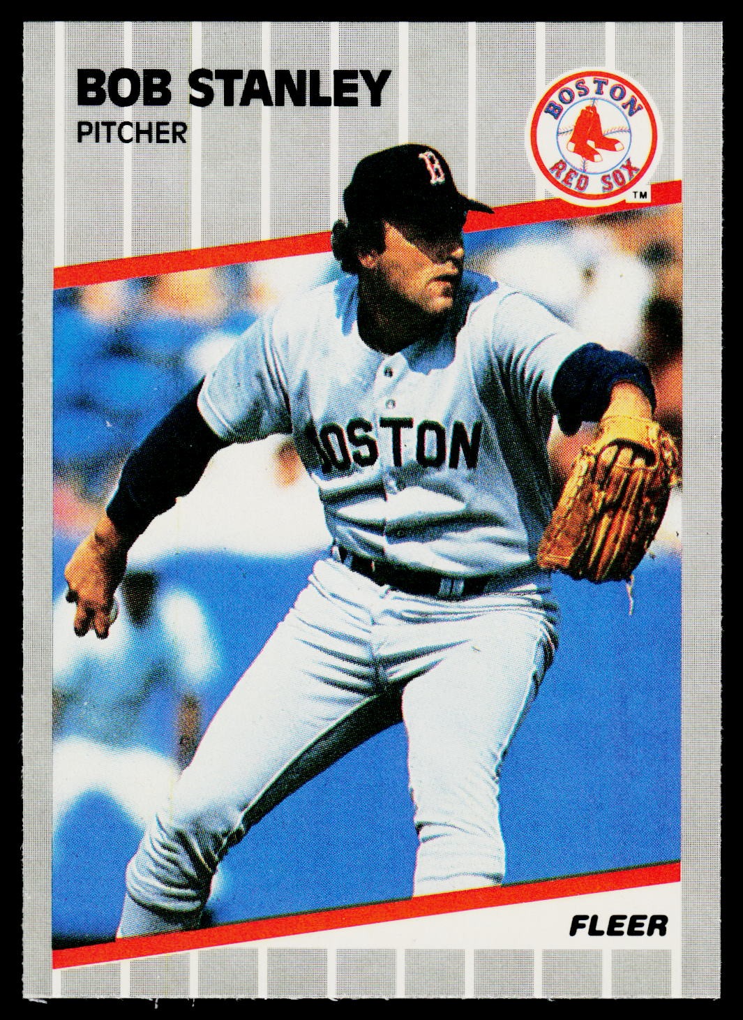 1989 Fleer #101 Bob Stanley