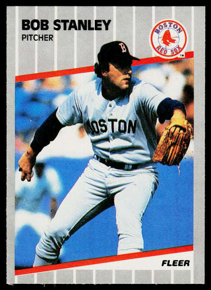 1989 Fleer #101 Bob Stanley