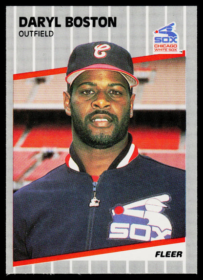 1989 Fleer #492 Daryl Boston