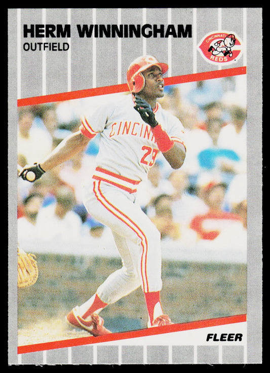 1989 Fleer #175 Herm Winningham