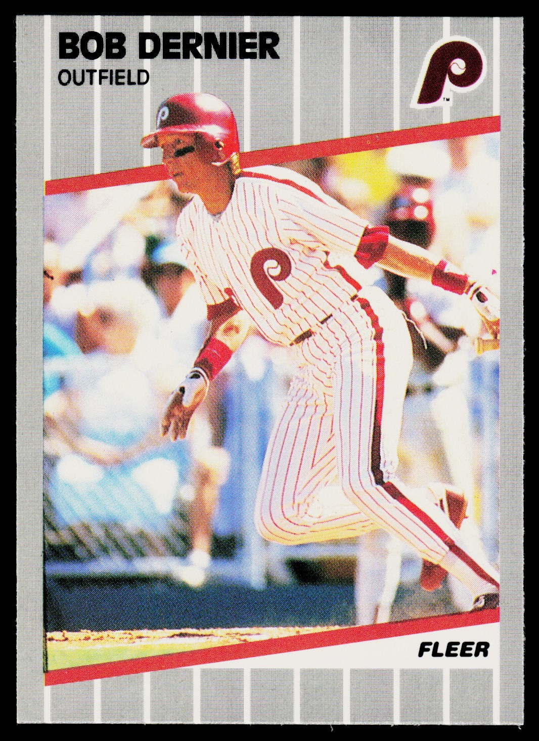 1989 Fleer #565 Bob Dernier