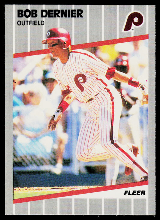1989 Fleer #565 Bob Dernier