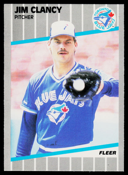 1989 Fleer #229 Jim Clancy