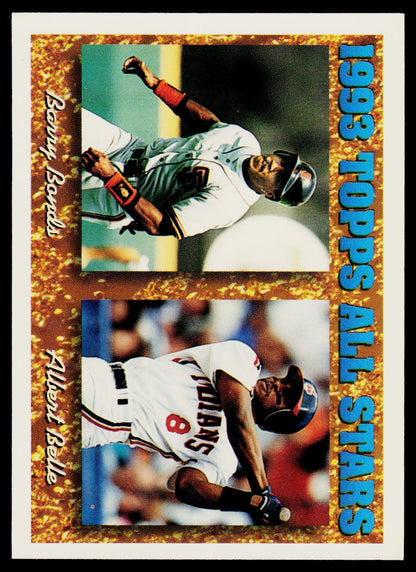 1994 Topps Bilingual #390 Barry Bonds / Albert Belle