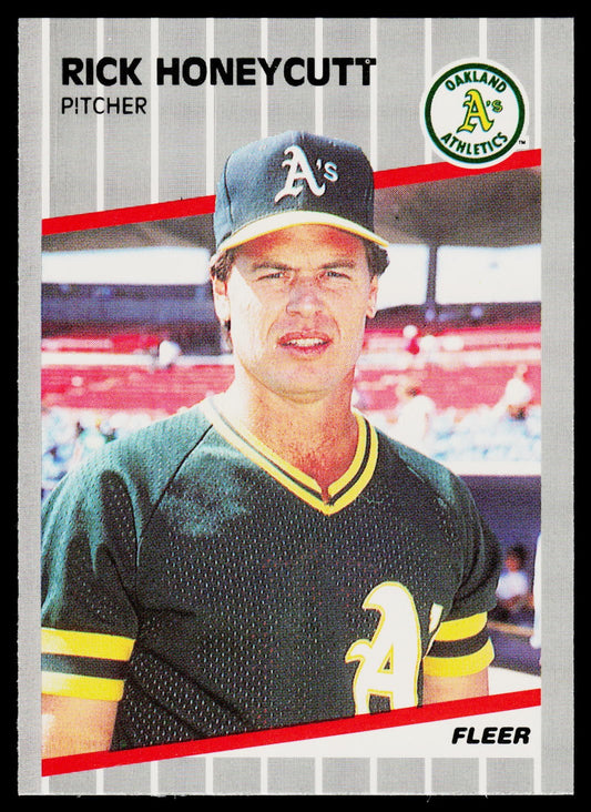 1989 Fleer #11 Rick Honeycutt