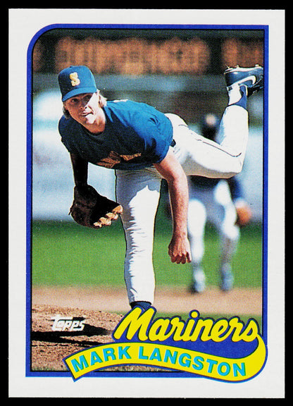 1989 Topps #355 Mark Langston