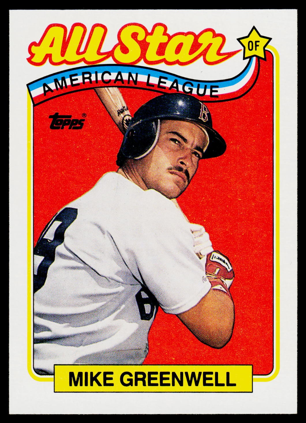 1989 Topps #402 Mike Greenwell
