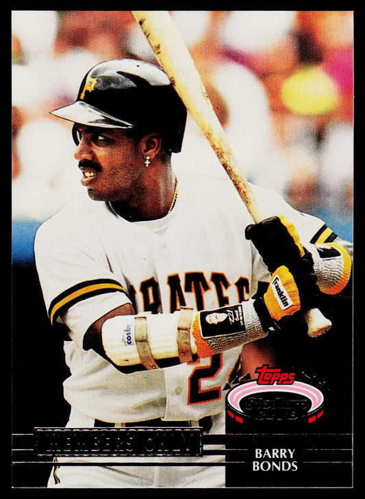 1992 Stadium Club Members Only #NNO Barry Bonds