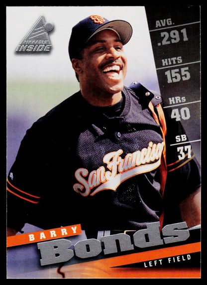 1998 Pinnacle Inside #38 Barry Bonds