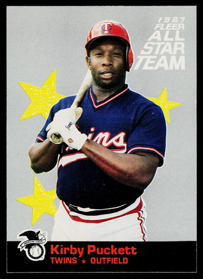 1987 Fleer #5 Kirby Puckett Fleer All Star Team