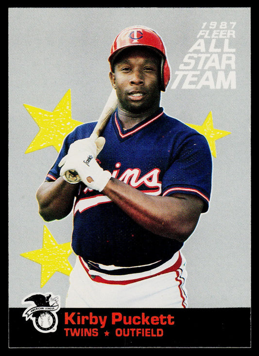 1987 Fleer #5 Kirby Puckett Fleer All Star Team