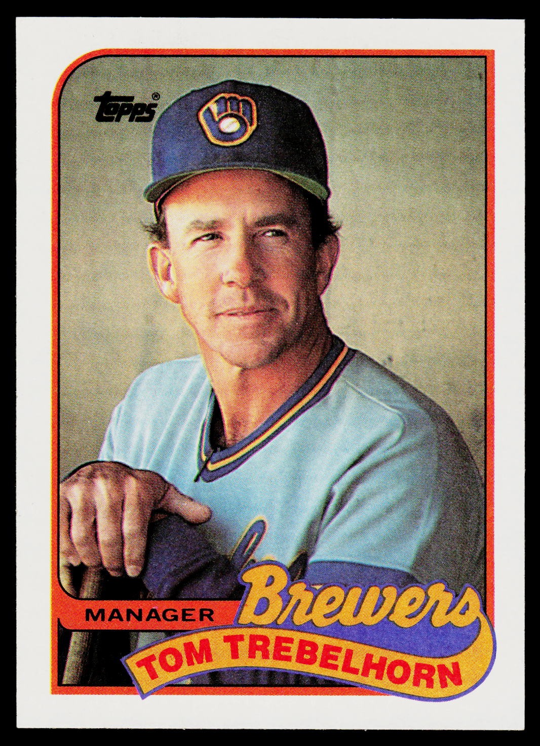 1989 Topps #344 Tom Trebelhorn