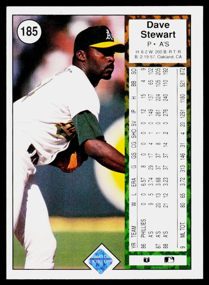 1989 Upper Deck #185 Dave Stewart