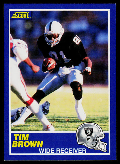 1989 Score #86 Tim Brown