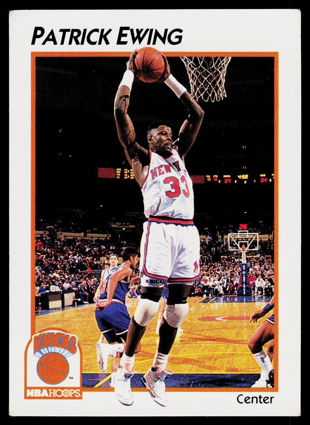 1991-92 Hoops McDonald's #26 Patrick Ewing