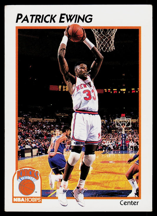1991-92 Hoops McDonald's #26 Patrick Ewing