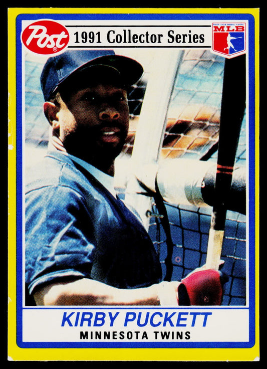 1991 Post Cereal #28 Kirby Puckett