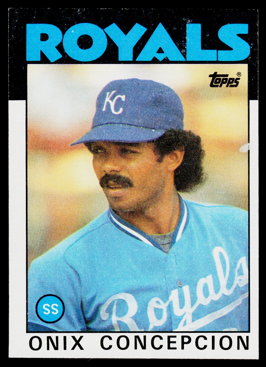 1986 Topps #596 Onix Concepcion
