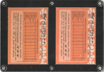 1988 Topps #18 Al Leiter (Error & Correction)