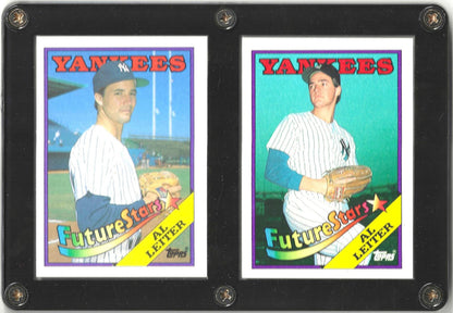 1988 Topps #18 Al Leiter (Error & Correction)