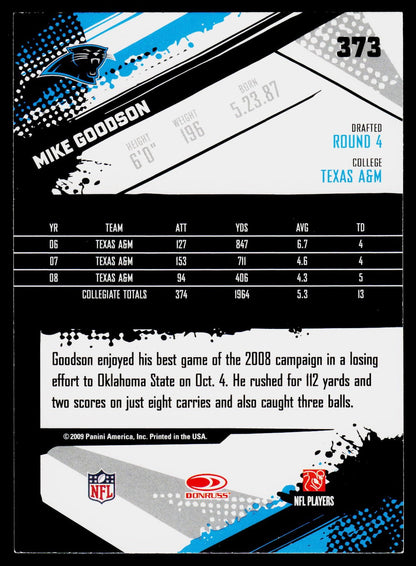2009 Score #373 Mike Goodson