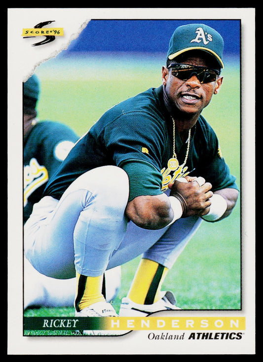 1996 Score #10 Rickey Henderson