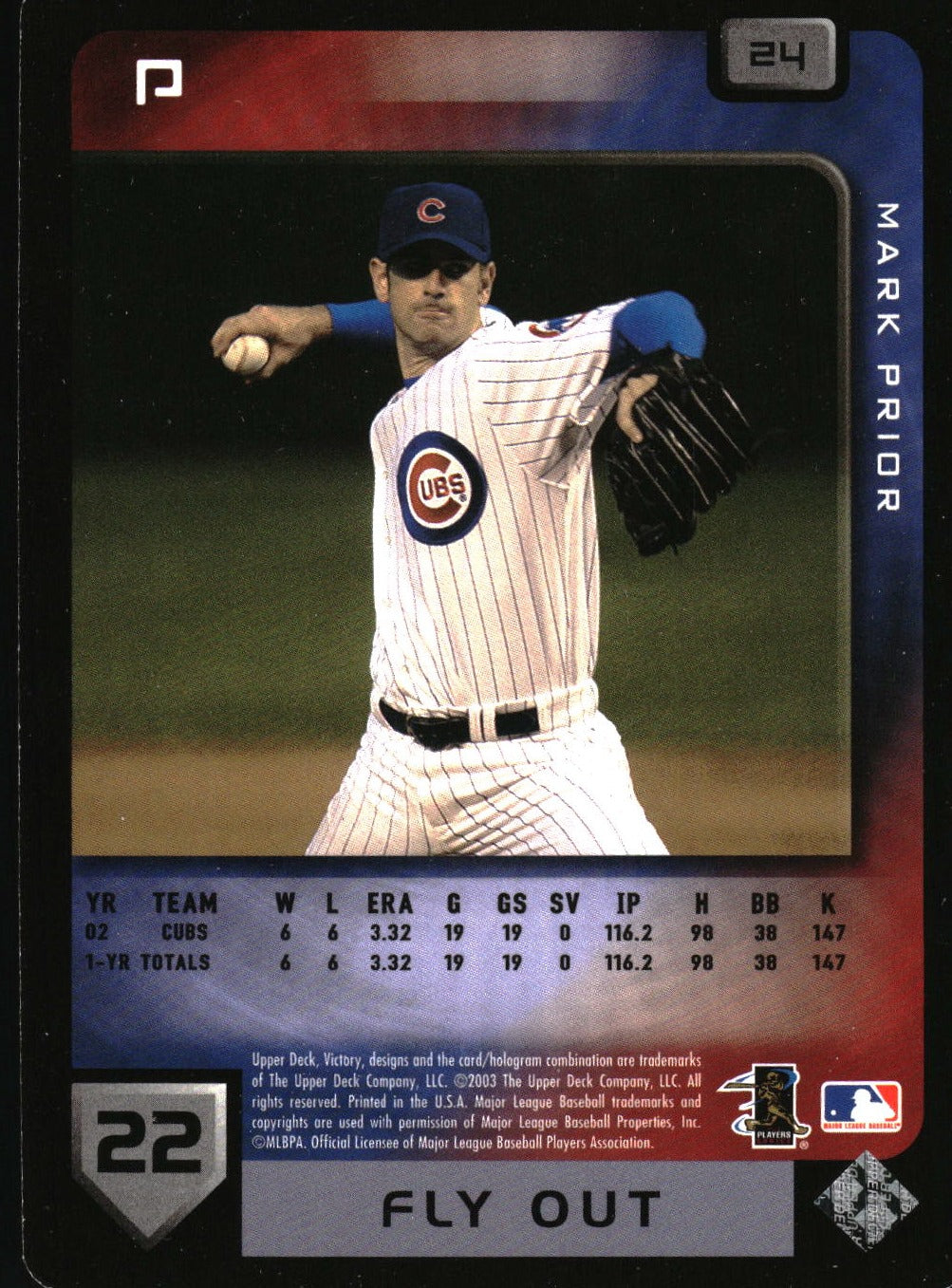 2003 Upper Deck Victory #24 Mark Prior