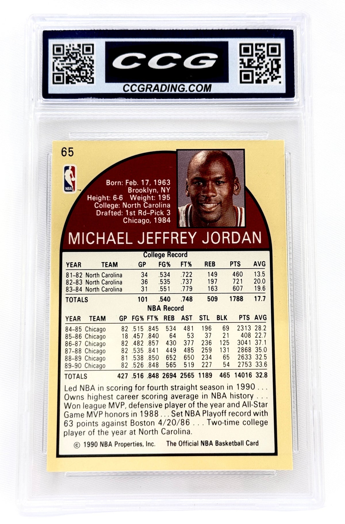 1990 Hoops #NNO Michael Jordan