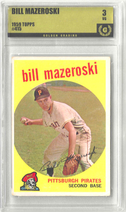 1959 Topps #415 Bill Mazeroski