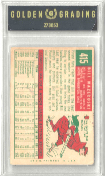 1959 Topps #415 Bill Mazeroski