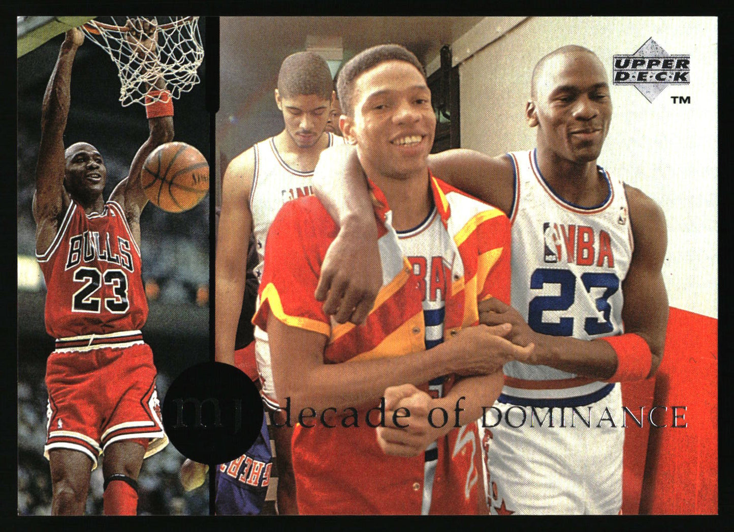 1994-95 Collector's Choice #J4 Michael Jordan Rare Air Decade of Dominance