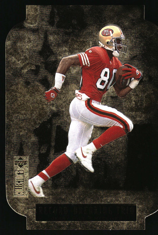 1996 Collector's Choice Update #3 Jerry Rice Record Breaking Trio