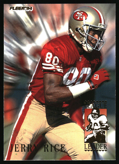 1994 Fleer #5 Jerry Rice League Leaders
