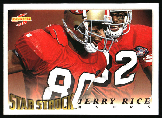 1995 Score #211 Jerry Rice Promotional Backs