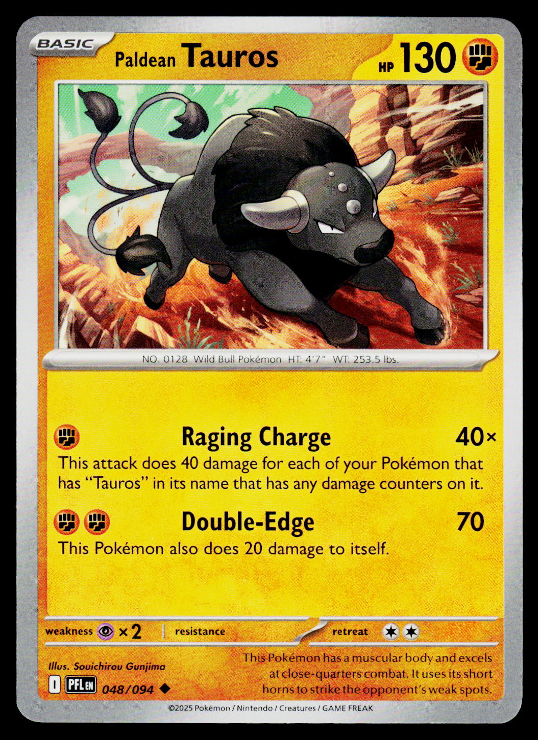 ME02: Phantasmal Flames #048/094 Paldean Tauros
