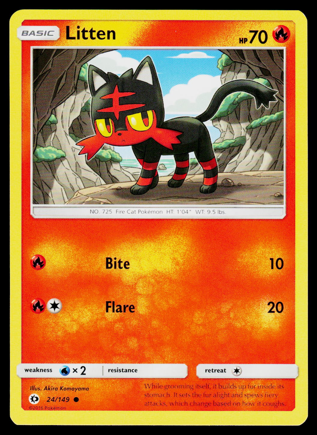 SM Base Set #24/149 Litten