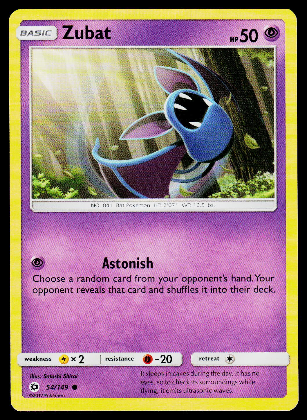 SM Base Set #54/149 Zubat