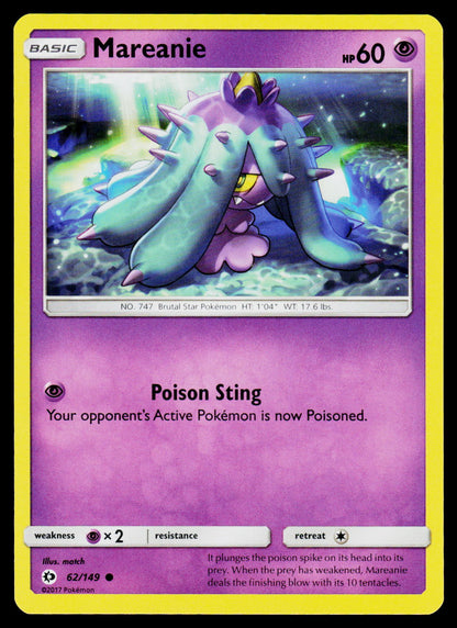 SM Base Set #62/149 Mareanie