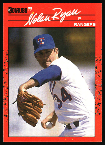 1990 Donruss #166b Nolan Ryan