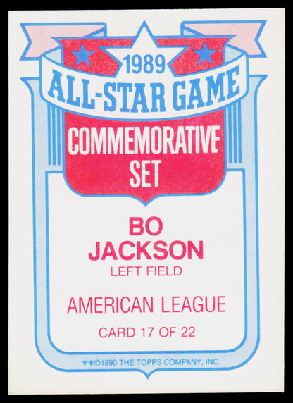 1990 Topps #17 Bo Jackson Glossy All-Stars
