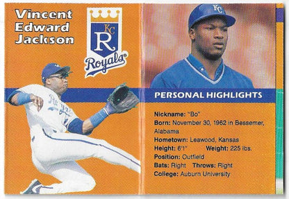 1990 Collect-A-Books #1 Bo Jackson