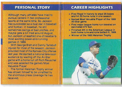 1990 Collect-A-Books #1 Bo Jackson