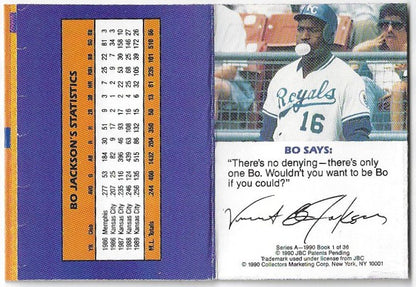 1990 Collect-A-Books #1 Bo Jackson