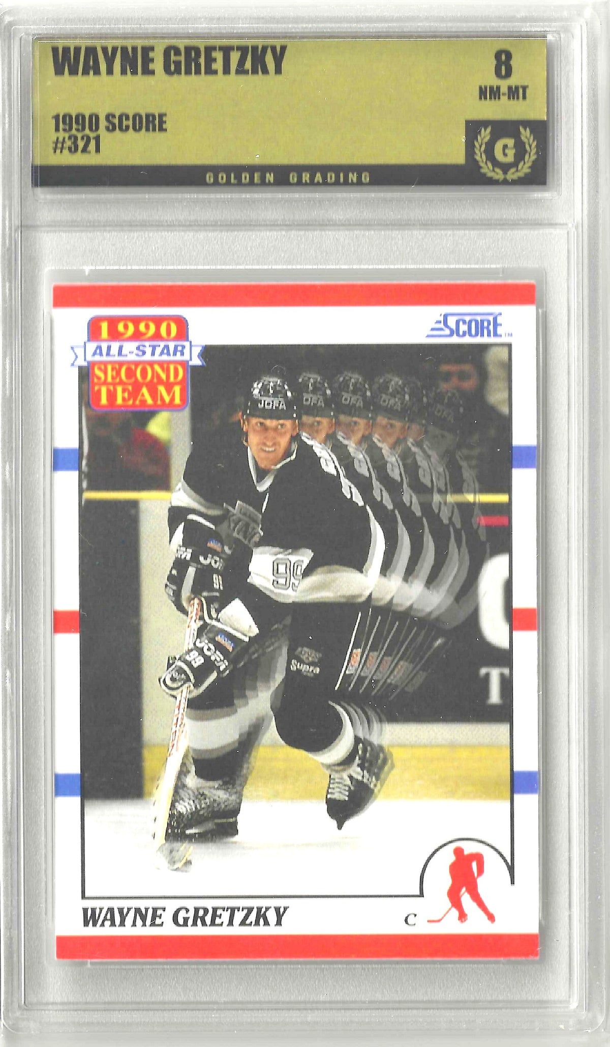 1990-91 Score American #321 Wayne Gretzky